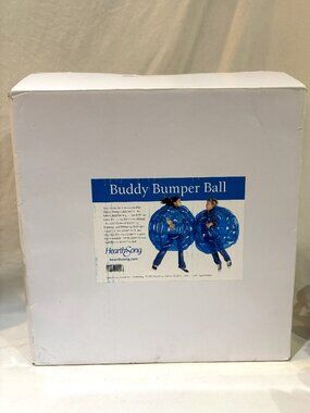 HearthSong Buddy Bumper Balls NIB Blue Inflatable Wearable Balls 36" for Ages 6+